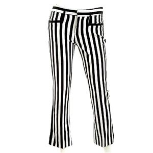 Calvin Rucker Cropped Striped Trouser Size 6
